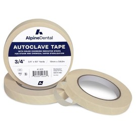 55Dental 60 Yd. Roll of Autoclave Tape C Indicates Sterilization for Dental Tools, Surgical Instruments & Tattoo Accessories C Heat Tape for Chemical, Dry Heat & Autoclave Sterilizers