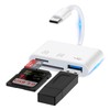 SD Card Reader, 3 in 1 Multi-Type C, Memory Card