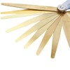 Dasqua 1620-0100 20 Piece Metric Brass Feeler Gauge for Spark