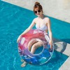 Float Ring, For Kids, Adults, O-Shaped, Swimming, Diamond Pattern, Glitter,