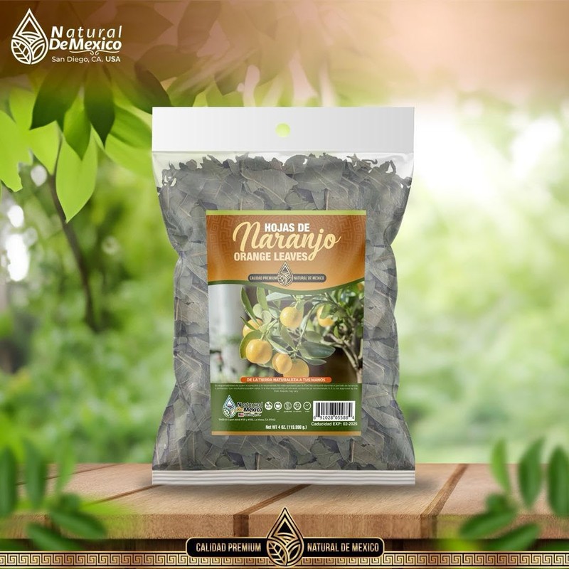 Natural de Mexico Hojas de Naranjo Tea 4oz