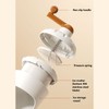 Portable Ice Crusher PP Manual Shaved Snow Cone Machine DIY