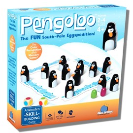 Blue Orange Pengoloo, Wood - Tabletop Strategy and Memory Game for Kids Family Preschool, Ages 4+, Award Winning