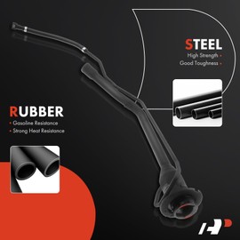 A-Premium Fuel Tank Filler Neck Pipe Hose Compatible with Ford F-150 2009 2010 2012 2013 2014, 3.5L 3.7L 4.6L 5.4L 6.2L, Replace# 9L3Z9034A, 9L3Z9034J