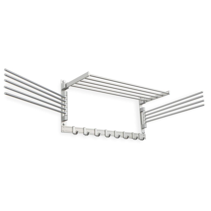 brightmaison BGT Wash Clothes Drying Rack Wall Mount Laundry Room