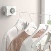 Retractable Clothesline Stainless Steel 4.2m Punch Free Good Load Bearing