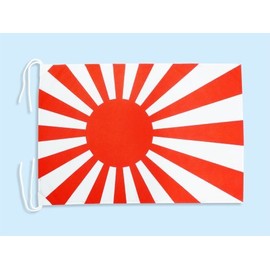 TOSPA Navy Flag, L Size, 19.7 x 29.5 inches (50 x 75 cm), Made in Japan, Made in Japan, Rising Sun Flag, Warship Flag