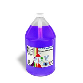 SNOWIE - Shaved Ice Snow Cone Ready to Use Syrup - Gallon (Flavor: Cotton Candy Blue)