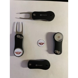 Pitchfix Golf Switchblade Divot Tool Hybrid 2.0 (1) Pitchfix Golf Switchblade Divot Tool & The Olympic Club 1" Coin Golf Marker