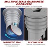 Bosmsaslad 2 x Washing Machine Drain Hose Seal, 35-40 mm