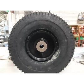 Cheng Shin 4.10/3.50-4 Tire with Wheel Assembly 5/8 Axle Brass Bushings