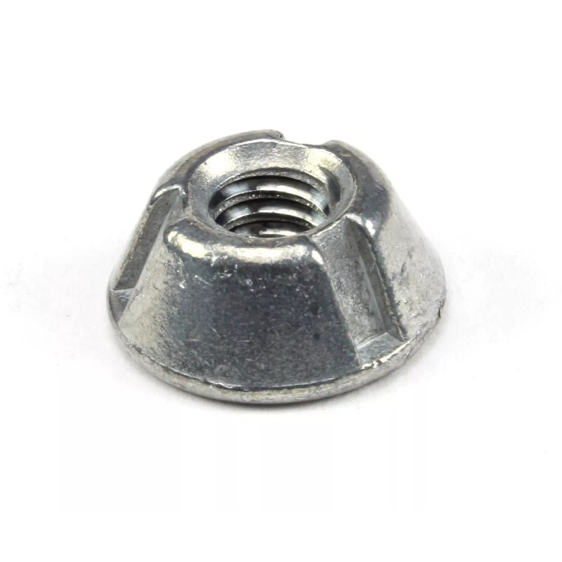 Trident 5pcs 1/4-20 Tri-Groove Tamper Proof Security Nuts Zamak 5