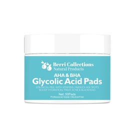 Premium Glycolic Acid Peel Pads 35% AHA for Dark Spots, Acne Scars, Skin Texture Improvement, Anti Aging- Reduce Age-Spots with Vitamin B5, Vitamin C, Vitamin E, Exfoliating Pads for Face - 50 Count