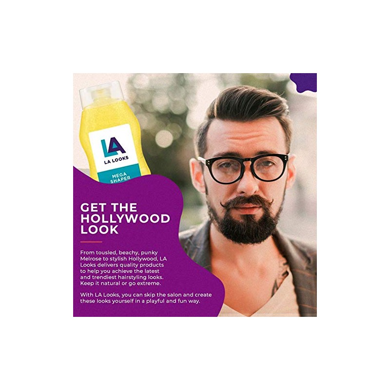 L.A. Looks Mega Mega Hold Styling Gel for Unisex Gel