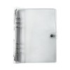 WFGKPXC Transparent Sticker Book A7/A6/A5 PVC Binder 6-Hole Sticker Storage