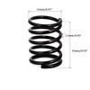 TOP-VIGOR 10Pcs Compression Spring, 1.2mm Wire Dia, 12mm OD, 15mm