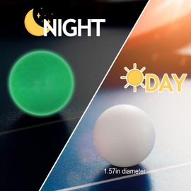 Yueser Table Tennis Balls, Colourful, Table Tennis Balls, 40 Pieces 40 mm Ping Pong Balls, Table Tennis Balls, Table Tennis Balls, Outdoor Table Tennis Balls, Tombola Balls for Ball Pit, Mixed Colours