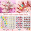 EBANKU Kids Nail Tips Stickers Set, 288 Pieces, 12 Pack,