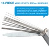 SHENKENUO Carburetor Cleaning Tool, Carbon Dirt Jet Remove 10 Cleaning