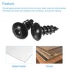 sourcing map Hex Socket Self Tapping Screws, M4 x 10mm