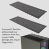 2pcs Magnetic Dust Filter PC, Computer Fan Filter Grills PVC,
