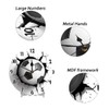 Peaom 3D Soccer Ball Wall Clock Battery Operated 10 in