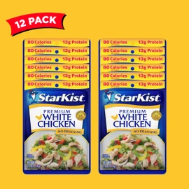 StarKist Premium White Chicken - 2.6 oz Pouch (Pack of 12)