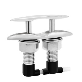 Pull Up Boat Cleats Retractable Boat Claet 316 Stainless Steel Hidden Flush Mount Cleat 5 Inch Pop Up Boat Cleats,Popup Cleat Yacht Marine Boat Dock Cleats Accessory