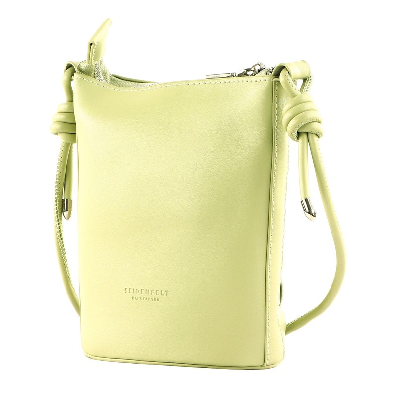 SEIDENFELT MANUFAKTUR Malilla Bucket Crossbody Bag Soft Green, Soft green