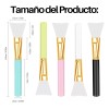 5 Pinceles Faciales De Silicona Aplica Mascarillas Cremas Fu