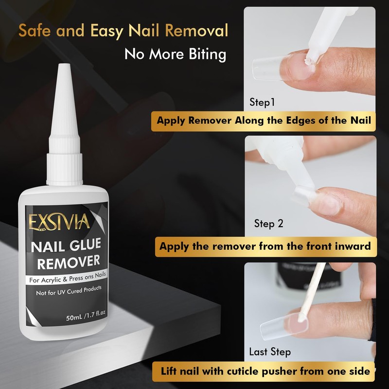 Nail Glue Remover for Press On & Glue On Nails