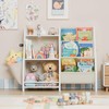 LATIBELL 3 Tier Kids Bookshelf and Toy Storage, Kids Book