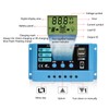 Solar Charge Controller 12V 24V Battery Solar Panel Charging Regulator
