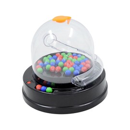 Perfeclan Mini Lottery Machine Fortunate Number Picker with Balls Night Club Props Electric RAFFLE Ball Machine for Nightclub Carnivals