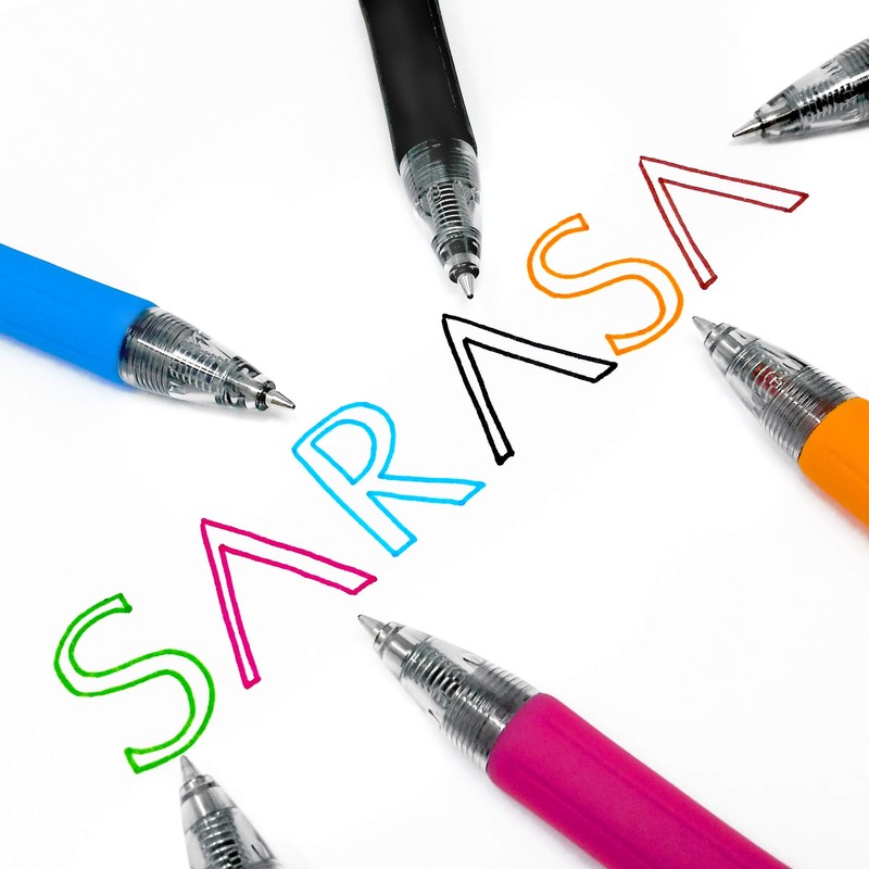 Zebra - Sarasa Retractable Gel Ink Rollerball - Fast Drying