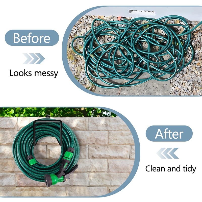 Adnee 2 Pack Garden Hose Holder - Heavy Duty Wall