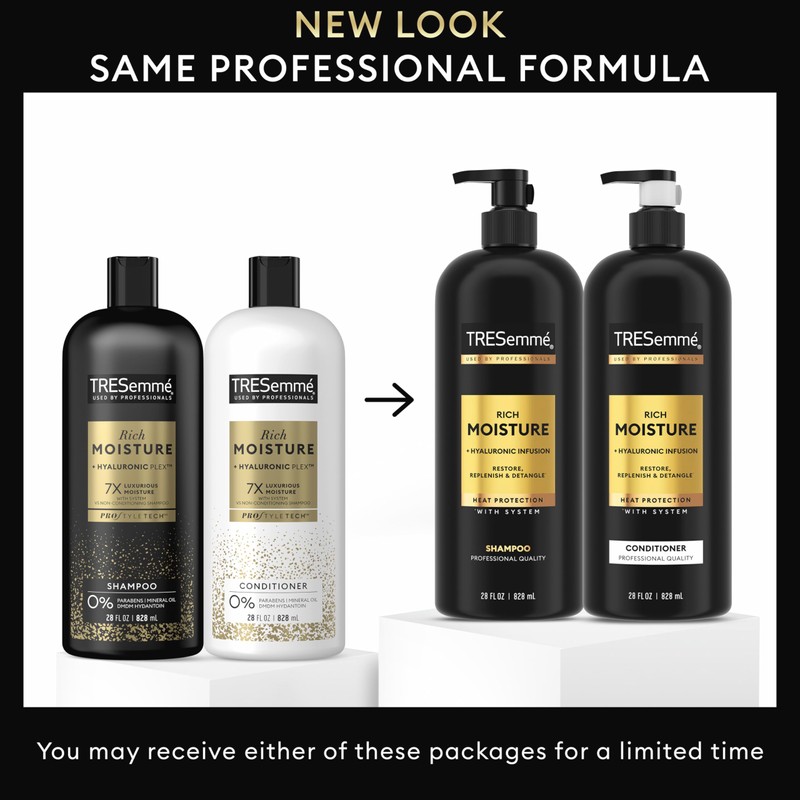 TRESemmé Rich Moisture Shampoo and Conditioner 2 Count Rich Moisture