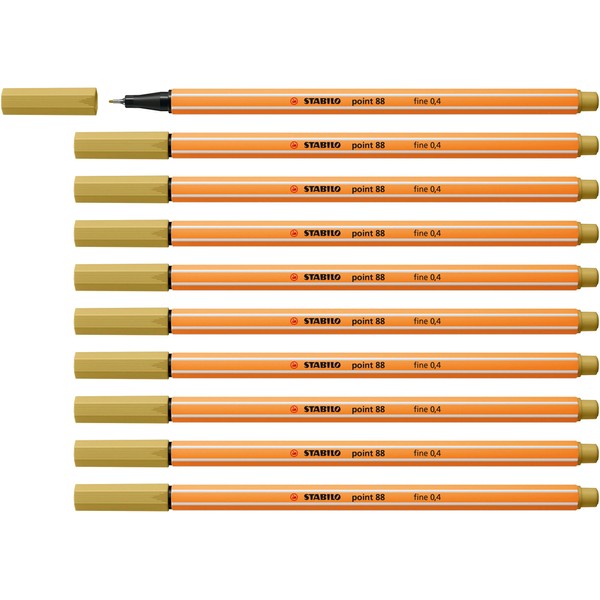 Fineliner - STABILO point 88 - Pack of 10 -