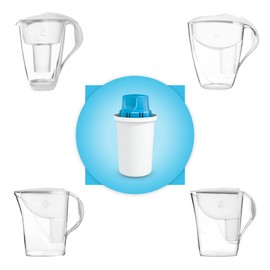 Dafi Wasserfilter-kartusche | Kompatibel mit Brita Classic | Magnesium Filterpatrone fur Trink-wasser | Kartusche fur Filterkanne im Leitungswasser
