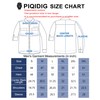 PIQIDIG Men's Long Sleeve Sun Protection Shirts UPF 50+ Quick
