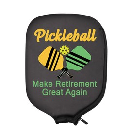 HOLLP - 2 fundas para remo de pickleball para retiro, para regalo divertido para retiro de pickleball (hace que la jubilación sea genial otra vez), 22cm*29cm*1cm