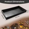 Novel Box Jewelry Display Tray Black Wood 8.25 x 14.75