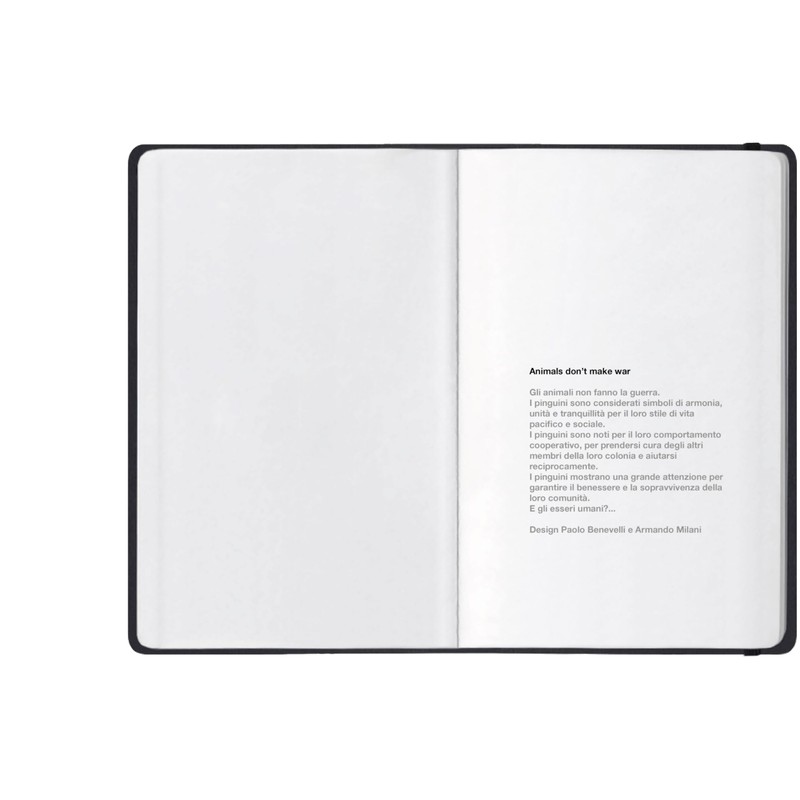 PdiPigna, Notebook Animals Don't Make War, 13 x 21 cm,
