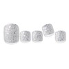 EdgeU Silver Flash Stick-on Self Gel Pedicure / 엣지유 실버