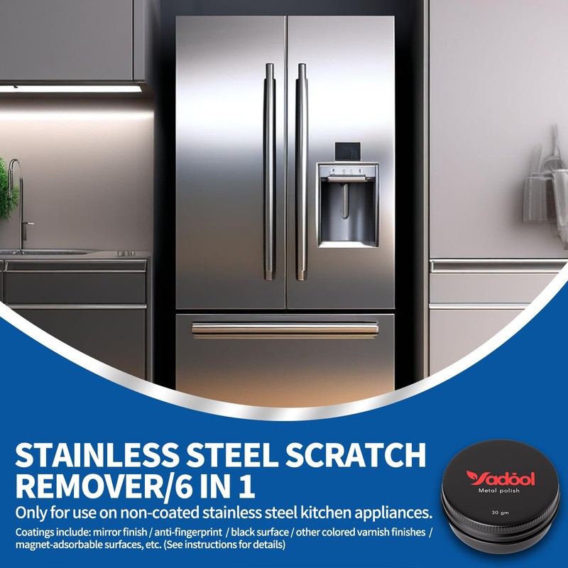 Yadool Stainless Steel Scratch Remover Kit, Suitable for Sinks &