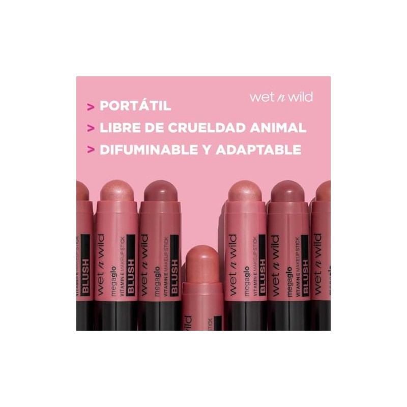 Rubor en Barra Hidratante Tinta para labios y mejillas, con