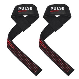 Weight Lifting Straps with Non-Slip Silicon Grip - 21 Inch, 4mm Thick Padding - Ideal Wrist Straps for Powerlifting, Deadlifting, and Gym Workouts (Black Modern Lifting Straps)