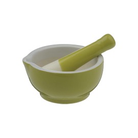 SCOOP! BIA Mortar & Pestle Lemon Grass, Green, 12.5 x 12 x 6 cm
