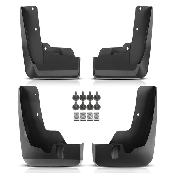A-Premium Set of 4PCS Mud Flaps Splash Guards Mudguards Mudflaps