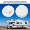 RV Mini Vent Fan White Round Noiseless Compression Resistant Vent